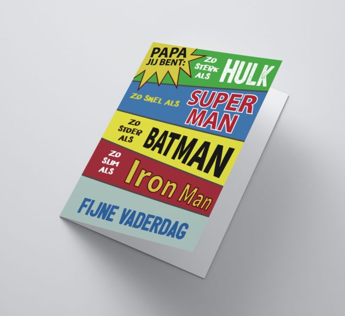 Superhero Card - gentsdesign.be